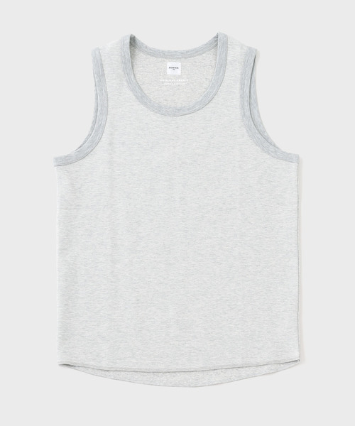 EDIFICE(エディフィス)の「スパン フライス タンクトップ(タンクトップ・メンズ・ブラック系その他/チャコールグレー/ホワイト・MEDIUM/LARGE)」の3枚目の写真