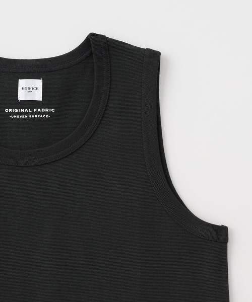 EDIFICE(エディフィス)の「スパン フライス タンクトップ(タンクトップ・メンズ・ブラック系その他/チャコールグレー/ホワイト・MEDIUM/LARGE)」の6枚目の写真