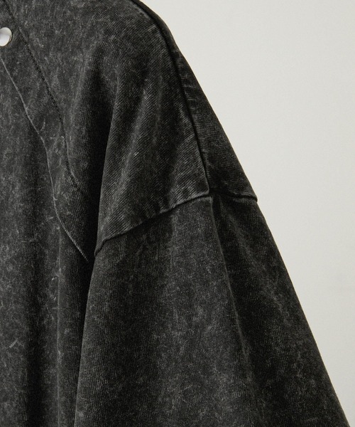 Alfred Alex（アルフレッドアレックス）の「【Alfred Alex】ヴィンテージ加工ヨークスタッズ半袖Tシャツ（Tシャツ/カットソー・メンズ・ワインレッド/ブルー/ブラック・M/L）」の18枚目の写真