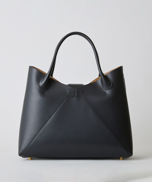 HASHIBAMI（ハシバミ）の「【HASHIBAMI】フェズ ヨコナガ A4バッグ（トートバッグ・レディース・ブラック/ダークブラウン・FREE）」の21枚目の写真