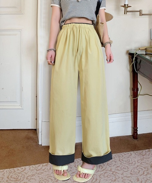 Noroll ベージュ ワイドパンツ NOROLL|ノーロール】THICKWALK N.WEATHER PANTS(BEIGE)公式通販