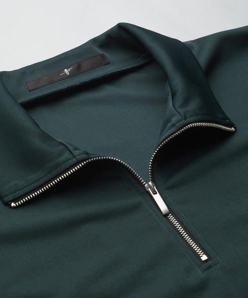 NO ID.(ノーアイディ)の「【NO ID.】Half Zip Big Pullover / ハーフ ジップ ビッグ プルオーバー(ポロシャツ・メンズ・ダークグレー/ダークグリーン/アイボリー/ブラック・ONE SIZE)」の22枚目の写真