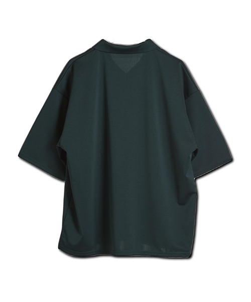 NO ID.(ノーアイディ)の「【NO ID.】Half Zip Big Pullover / ハーフ ジップ ビッグ プルオーバー(ポロシャツ・メンズ・ダークグレー/ダークグリーン/アイボリー/ブラック・ONE SIZE)」の19枚目の写真