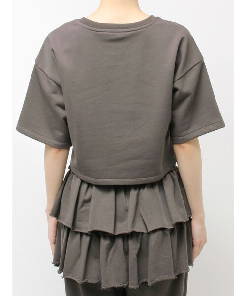 CALNAMUR（カルナムール）の「メタルプリントスウェットプルオーバー（スウェット・レディース・チャコールグレー/ブルー/ピンク・FREE）」の12枚目の写真