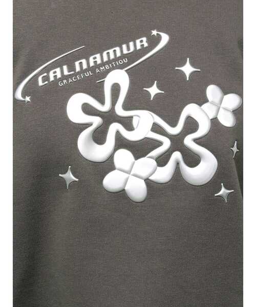 CALNAMUR（カルナムール）の「メタルプリントスウェットプルオーバー（スウェット・レディース・チャコールグレー/ブルー/ピンク・FREE）」の21枚目の写真