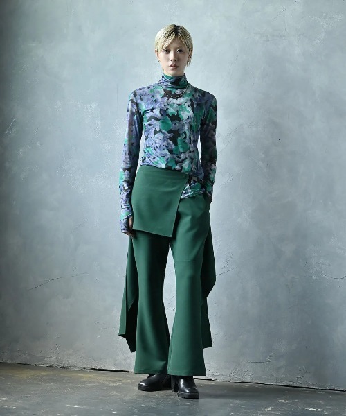 cygne ノースリーブボタンダウンニット charre ベスト ジレ 