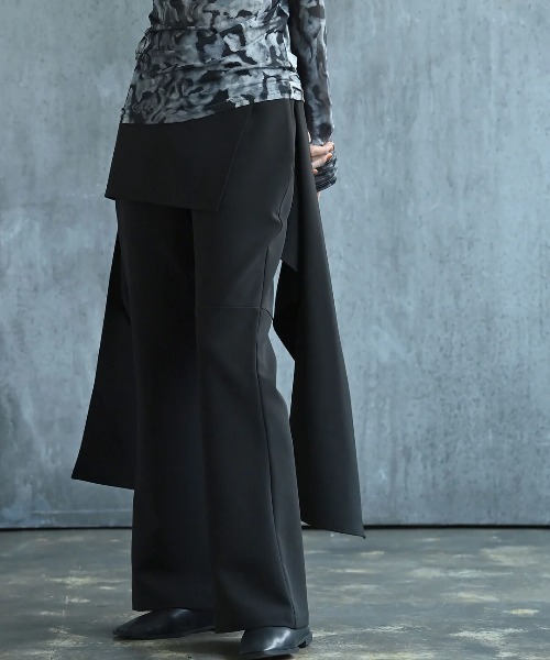 funda mine（ファンダマイン）の「2WAYラップスカートセットパンツ（その他パンツ・レディース・ブラック/グリーン・02/01）」の8枚目の写真