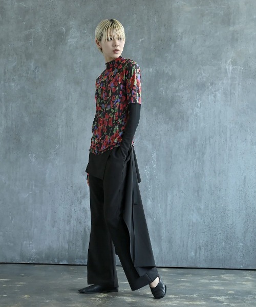 funda mine（ファンダマイン）の「2WAYラップスカートセットパンツ（その他パンツ・レディース・ブラック/グリーン・02/01）」の11枚目の写真