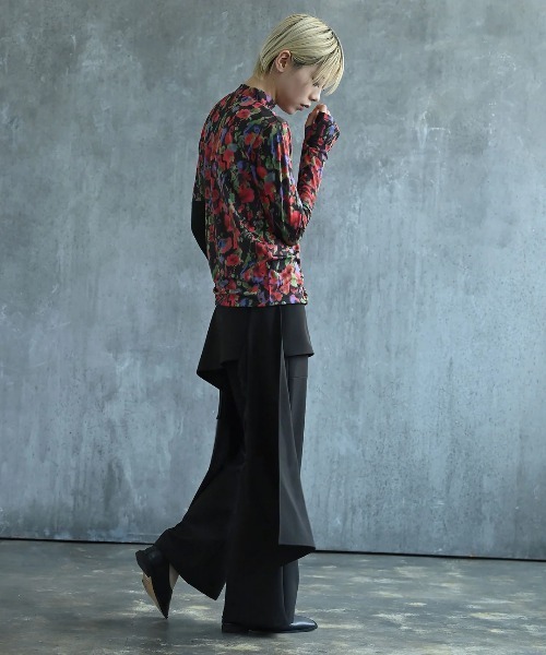 funda mine（ファンダマイン）の「2WAYラップスカートセットパンツ（その他パンツ・レディース・ブラック/グリーン・02/01）」の12枚目の写真