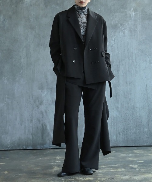 funda mine（ファンダマイン）の「2WAYラップスカートセットパンツ（その他パンツ・レディース・ブラック/グリーン・02/01）」の15枚目の写真