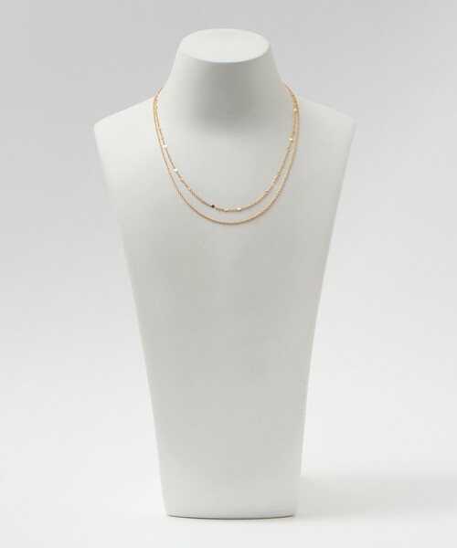 green label relaxing(グリーンレーベルリラクシング)の「3WAY チャーム ネックレス(ネックレス・レディース・シルバー/ゴールド・FREE)」の15枚目の写真