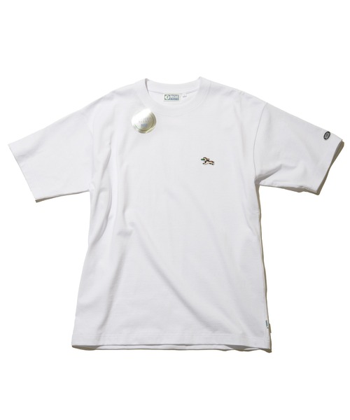 DISCUS ATHLETIC(ディスカス アスレチック)の「DISCUS ATHLETIC ディスカス アスレティック USAコットンワッペンTシャツ(Tシャツ/カットソー・メンズ・ホワイト/ブラック/ライトグレー/サックスブルー・L/M)」の1枚目の写真