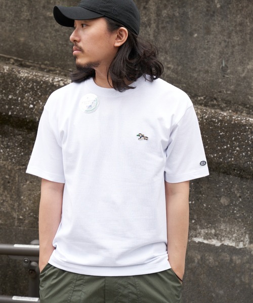 DISCUS ATHLETIC(ディスカス アスレチック)の「DISCUS ATHLETIC ディスカス アスレティック USAコットンワッペンTシャツ(Tシャツ/カットソー・メンズ・ホワイト/ブラック/ライトグレー/サックスブルー・L/M)」の15枚目の写真