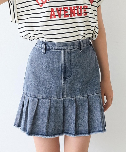 coca（coca）（コカ）の「キッズ　デニムタックスカート（デニムスカート・キッズ・ブルー/ブラック・130/140/150/120）」の11枚目の写真