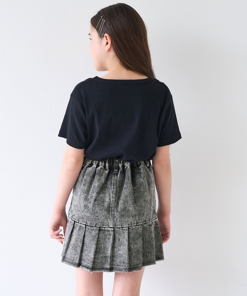 coca（coca）（コカ）の「キッズ　デニムタックスカート（デニムスカート・キッズ・ブルー/ブラック・130/140/150/120）」の18枚目の写真