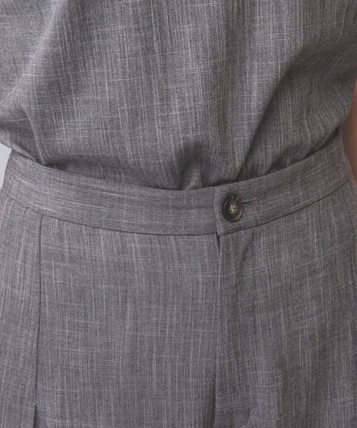 NARACAMICIE（ナラカミーチェ）の「【NARACAMICIE】【セットアップ対応】シャンブレーワイドパンツ（その他パンツ・レディース・ブラック/ブルー・XL/M）」の7枚目の写真