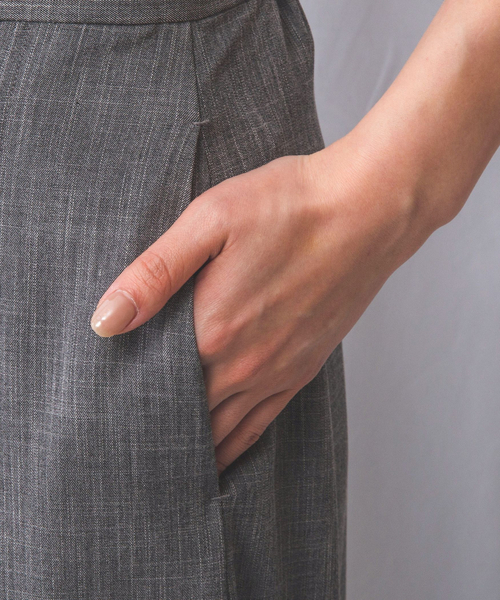 NARACAMICIE（ナラカミーチェ）の「【NARACAMICIE】【セットアップ対応】シャンブレーワイドパンツ（その他パンツ・レディース・ブラック/ブルー・XL/M）」の10枚目の写真