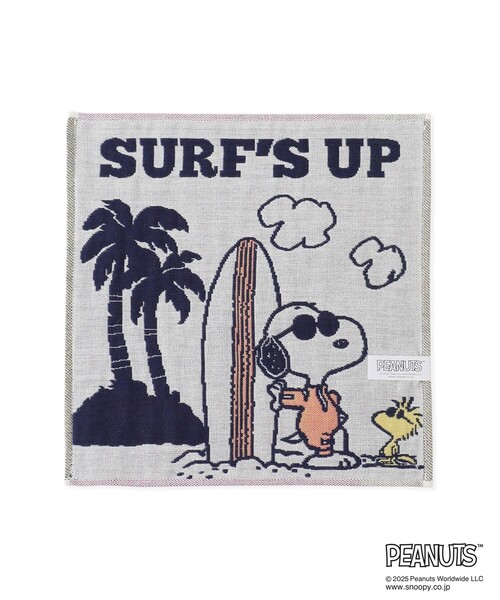 SNOOPY/スヌーピー】盛夏3重ガーゼハンカチ（ハンカチ/ハンド