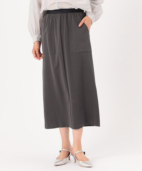Gabardine K.T(ギャバジンケーティー)の「肉厚ハイテンションポンチ タイトスカート(スカート・レディース・グレー/ブラック・9号)」の7枚目の写真