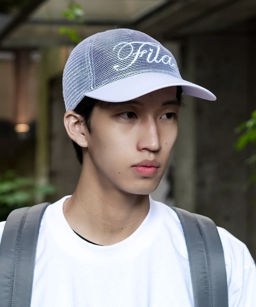 FILA 2000’s メッシュキャップ y2k レア Y2K メッシュキャップ archive ギャル 平成ファッション 小さめ