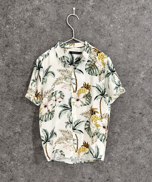 THE CASUAL（カジュアル）の「キッズ　アロハシャツ（シャツ/ブラウス・キッズ・イエロー系/ブラック系/サックスブルー系/グリーン系/グリーン系1/ピンク系/ブラック系1/ホワイト系・140cm/130cm/120cm/110cm/160cm/150cm）」の17枚目の写真