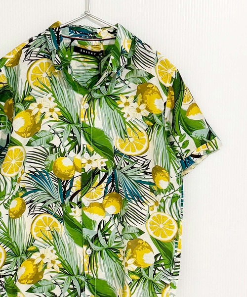 THE CASUAL（カジュアル）の「キッズ　アロハシャツ（シャツ/ブラウス・キッズ・イエロー系/ブラック系/サックスブルー系/グリーン系/グリーン系1/ピンク系/ブラック系1/ホワイト系・140cm/130cm/120cm/110cm/160cm/150cm）」の13枚目の写真