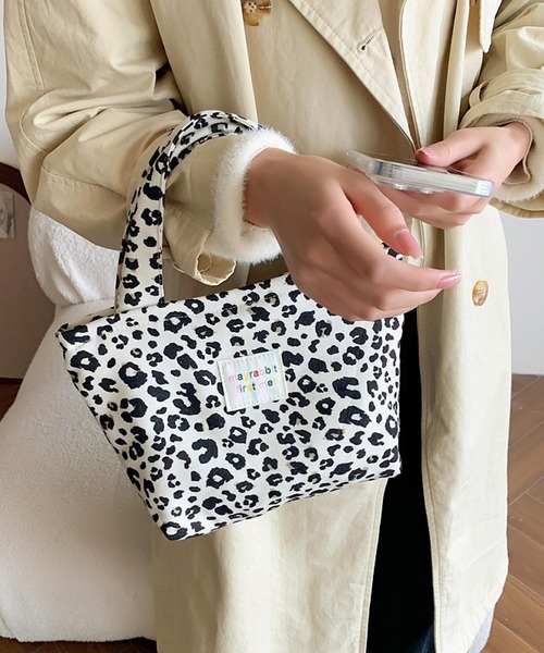 セール】Mignonjour/ヒョウ柄ミニトートバッグ M2784（トート