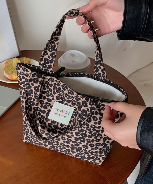 Mignonjour/ヒョウ柄ミニトートバッグ M2784（トートバッグ）｜VIBGYOR
