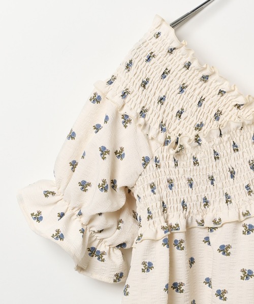 3.3 Field Trip （3.3フィールドトリップ）の「3.3 Field Trip／2WAYシャーリングブラウス（シャツ/ブラウス・レディース・ブラック/アイボリー・FREE）」の8枚目の写真