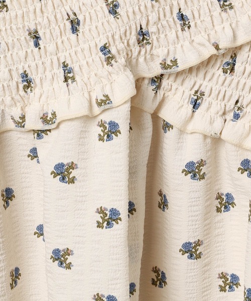 3.3 Field Trip （3.3フィールドトリップ）の「3.3 Field Trip／2WAYシャーリングブラウス（シャツ/ブラウス・レディース・ブラック/アイボリー・FREE）」の10枚目の写真