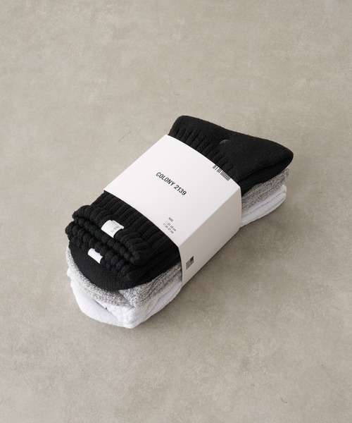 COLONY 2139（コロニートゥーワンスリーナイン）の「USAスタイル3Pリブソックス / MENS（ソックス/靴下・メンズ・その他・25-27）」の11枚目の写真