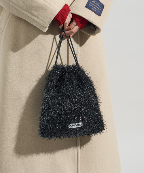 FREAK'S STORE(フリークスストア)の「OUTDOOR PRODUCTS × FREAK'S STORE/アウトドアプロダクツ 別注 2WAY ラメファー巾着バッグ/ショルダーバッグ(ショルダーバッグ・レディース・ブラック/グレー/ナチュラル・ONE SIZE)」の20枚目の写真