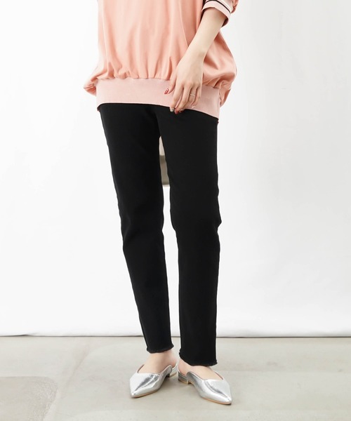 LUCA/LADY LUCK LUCA(ルカ/レディラックルカ)の「LC/LLL デニムドロストパンツ(デニムパンツ・レディース・ホワイト/インディゴブルー/ブラック・36/38)」の2枚目の写真