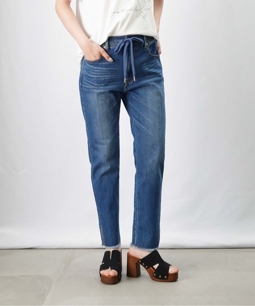 LUCA/LADY LUCK LUCA(ルカ/レディラックルカ)の「LC/LLL デニムドロストパンツ(デニムパンツ・レディース・ホワイト/インディゴブルー/ブラック・36/38)」の18枚目の写真