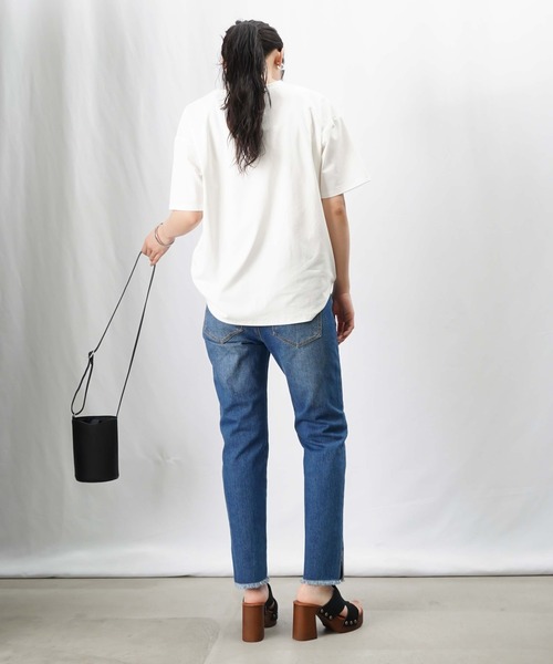 LUCA/LADY LUCK LUCA(ルカ/レディラックルカ)の「LC/LLL デニムドロストパンツ(デニムパンツ・レディース・ホワイト/インディゴブルー/ブラック・36/38)」の16枚目の写真