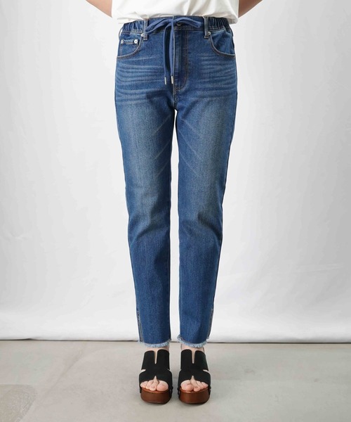 LUCA/LADY LUCK LUCA(ルカ/レディラックルカ)の「LC/LLL デニムドロストパンツ(デニムパンツ・レディース・ホワイト/インディゴブルー/ブラック・36/38)」の13枚目の写真