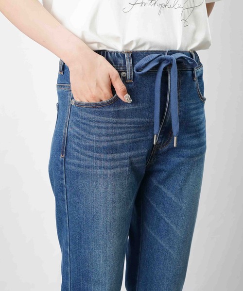 LUCA/LADY LUCK LUCA(ルカ/レディラックルカ)の「LC/LLL デニムドロストパンツ(デニムパンツ・レディース・ホワイト/インディゴブルー/ブラック・36/38)」の11枚目の写真