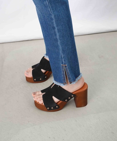 LUCA/LADY LUCK LUCA(ルカ/レディラックルカ)の「LC/LLL デニムドロストパンツ(デニムパンツ・レディース・ホワイト/インディゴブルー/ブラック・36/38)」の8枚目の写真