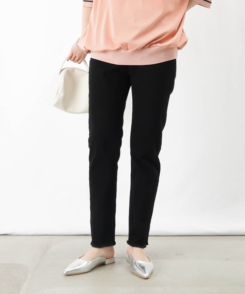 LUCA/LADY LUCK LUCA(ルカ/レディラックルカ)の「LC/LLL デニムドロストパンツ(デニムパンツ・レディース・ホワイト/インディゴブルー/ブラック・36/38)」の4枚目の写真