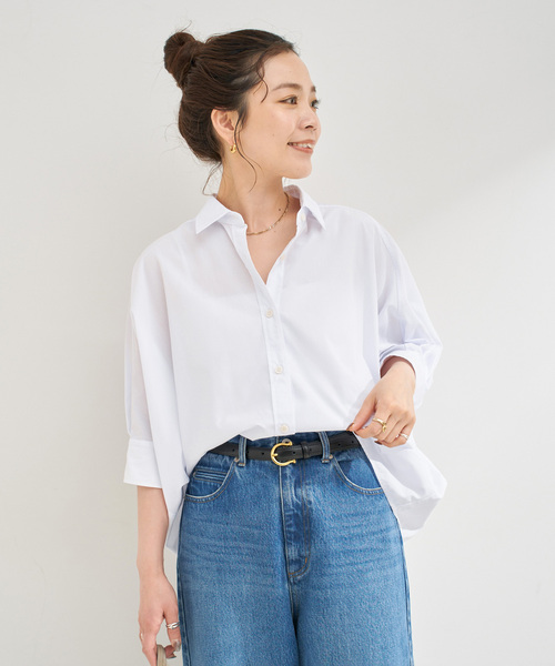 送料込◎ベトゥープ◎C/SローンウォッシャブルBASICシャツ 白 送料込◎ベトゥープ◎C/SローンウォッシャブルBASICシャツ 白 24