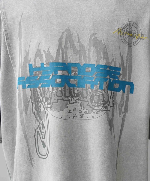 Maison special amount T-shirt グレー 新品タグ付き SALE】MINDQUAKE Logo Oversized T-shirt