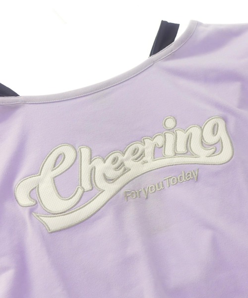 ANAP kids（アナップキッズ）の「オフショル見えトップス×フレアスカート セット（Tシャツ/カットソー・キッズ・ラベンダー/ホワイト・130cm/120cm/110cm）」の14枚目の写真