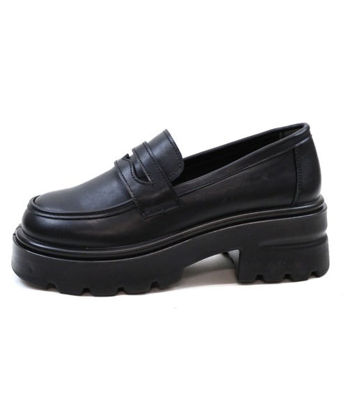 VIVIAN（ヴィヴィアン）の「厚底シンプルコインローファー（ローファー・レディース・ダークブラウン/ブラック・S/M/L/LL）」の20枚目の写真