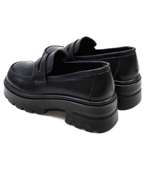 VIVIAN（ヴィヴィアン）の「厚底シンプルコインローファー（ローファー・レディース・ダークブラウン/ブラック・S/M/L/LL）」の18枚目の写真