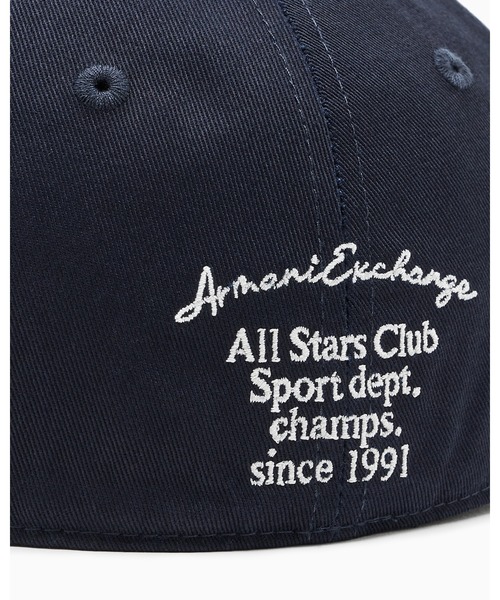 ARMANI EXCHANGE（アルマーニエクスチェンジ）の「【A|X アルマーニ エクスチェンジ】AXロゴ キャップ（キャップ・メンズ・ネイビー/レッド・FREE）」の4枚目の写真