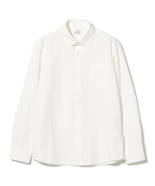 BEAMS HEART（ビームスハート）の「ライトポンチ ジャージ ソリッド シャツ 25AW（シャツ/ブラウス・メンズ・ホワイト/ネイビー/ブラック系その他4・SMALL/X-LARGE/MEDIUM/LARGE）」の5枚目の写真
