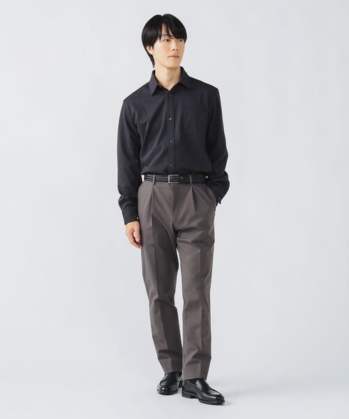 BEAMS HEART（ビームスハート）の「ライトポンチ ジャージ ソリッド シャツ 25AW（シャツ/ブラウス・メンズ・ホワイト/ネイビー/ブラック系その他4・SMALL/X-LARGE/MEDIUM/LARGE）」の21枚目の写真