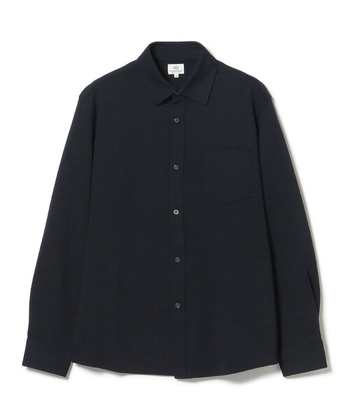 BEAMS HEART（ビームスハート）の「ライトポンチ ジャージ ソリッド シャツ 25AW（シャツ/ブラウス・メンズ・ホワイト/ネイビー/ブラック系その他4・SMALL/X-LARGE/MEDIUM/LARGE）」の8枚目の写真