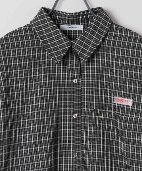 JEANASIS（ジーナシス）の「【25quee】ストリートアソートBIGシャツ/579596（シャツ/ブラウス・レディース・レッド系その他/ホワイト/ブラック系その他/イエロー系その他/ライトブルー/ブルー系その他/グリーン系その他/ブルー系/ブラック系その他2/ピンク系その他・SMALL/FREE）」の12枚目の写真