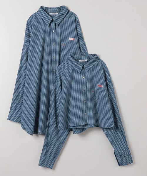 ブラウス シャツ 「25quee」ストリートアソートBIGシャツ/579596 レディース JEANASIS ブラウス シャツ 「25quee」ストリートアソートBIG